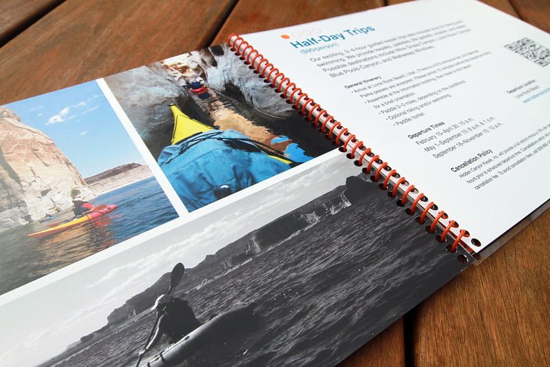 Marketing Brochure for Hidden Canyon Kayak: A Visual Exploration