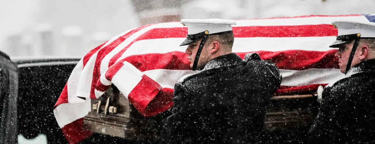 Three-Volley Salute Arlington National Funeral: Honoring a Marine