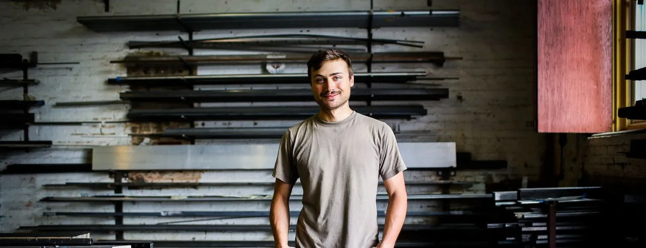 Staff Headshots at Majer Metal Works with 35mm f/1.4