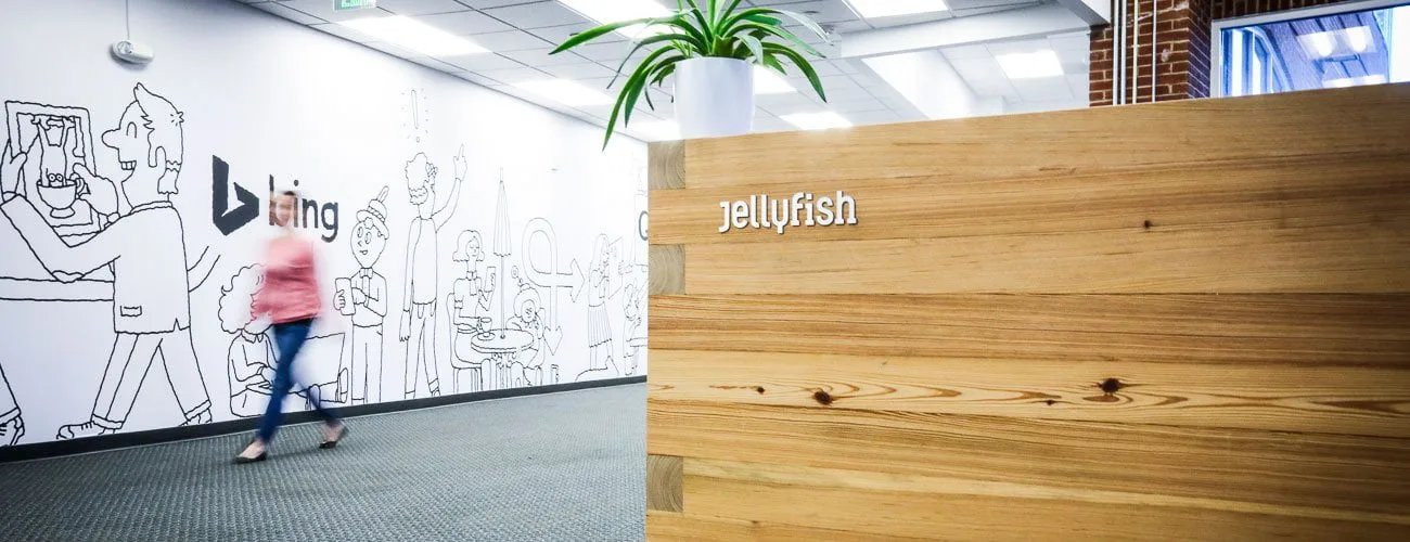 Goodwood Design Studio: Custom Reception Desk for JellyFish