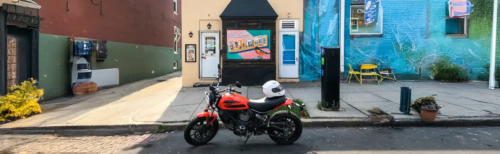 The Joy of Riding My Ducati Scrambler with Friends in Baltimore